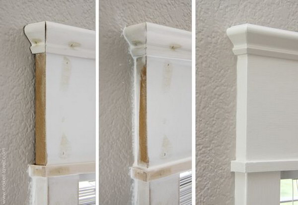 Paint After Caulking The Cracks.