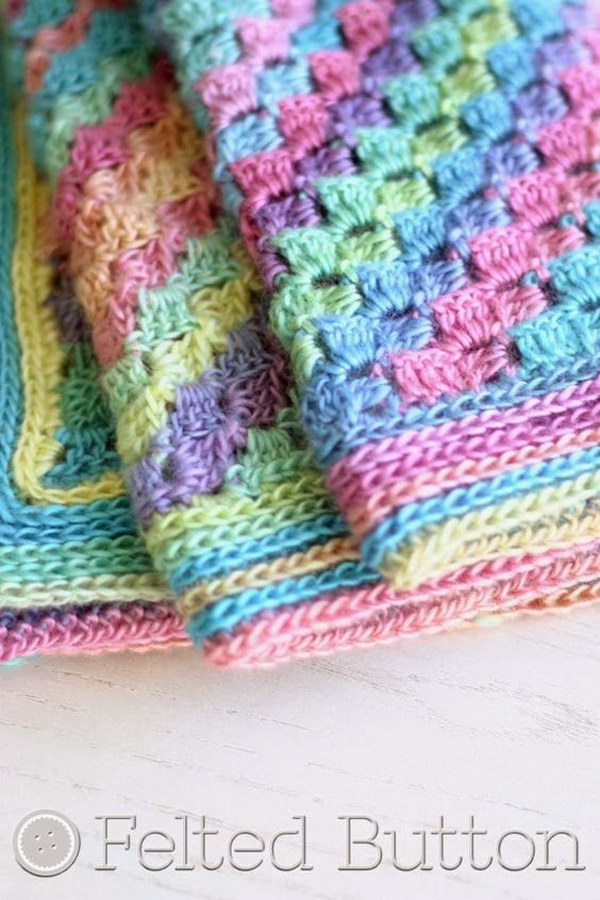 Free Crochet Blanket Pattern.
