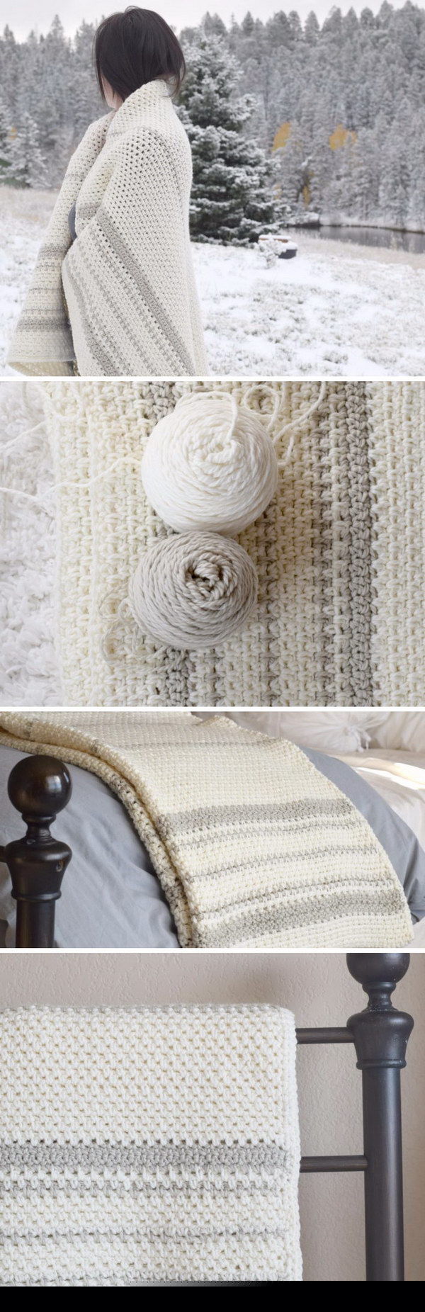 Mod Heirloom Crochet Blanket Pattern.