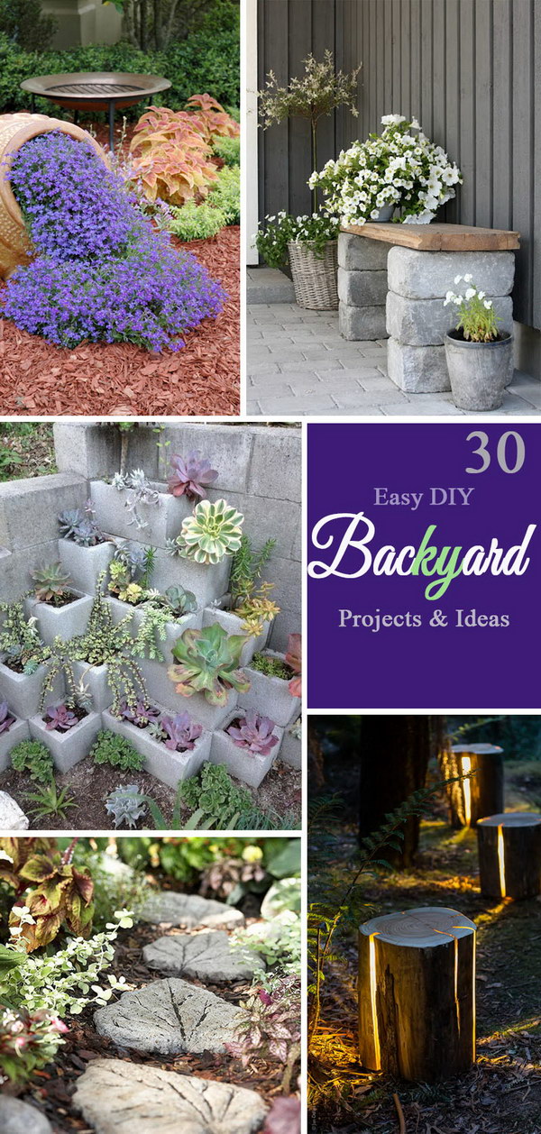 30 Easy DIY Backyard Projects & Ideas 2022