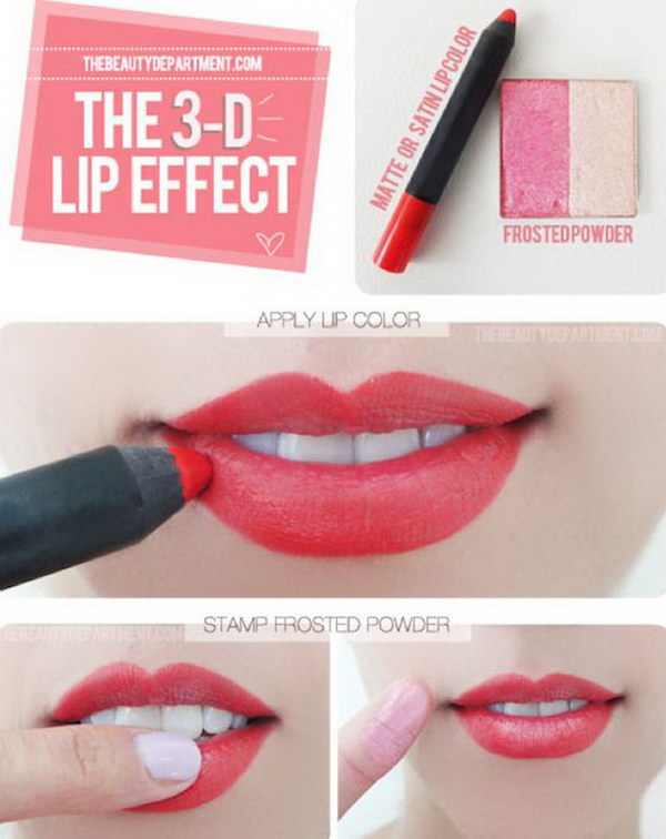 How to Create 3 D Lip Effect. 