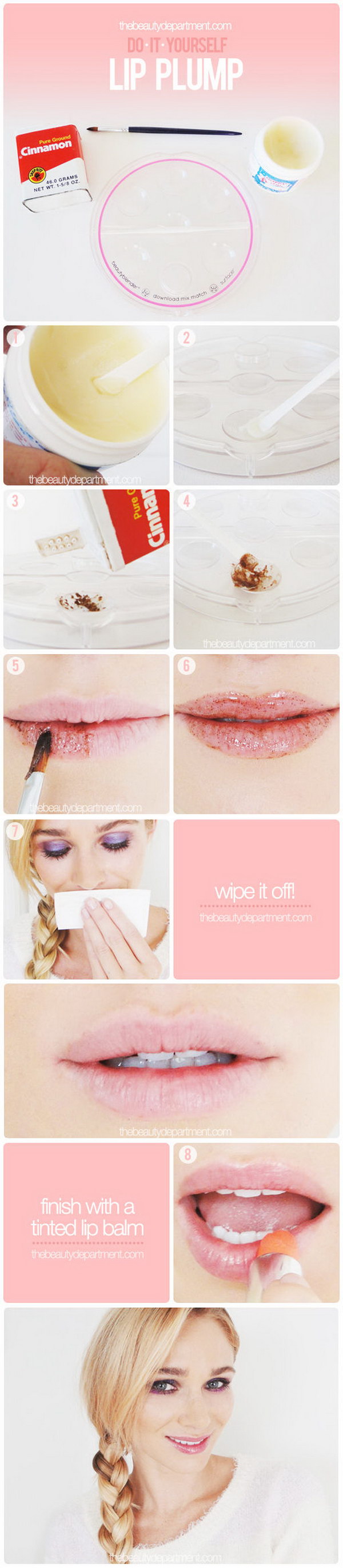 Homemade 2 Ingredient Lip Plumper.