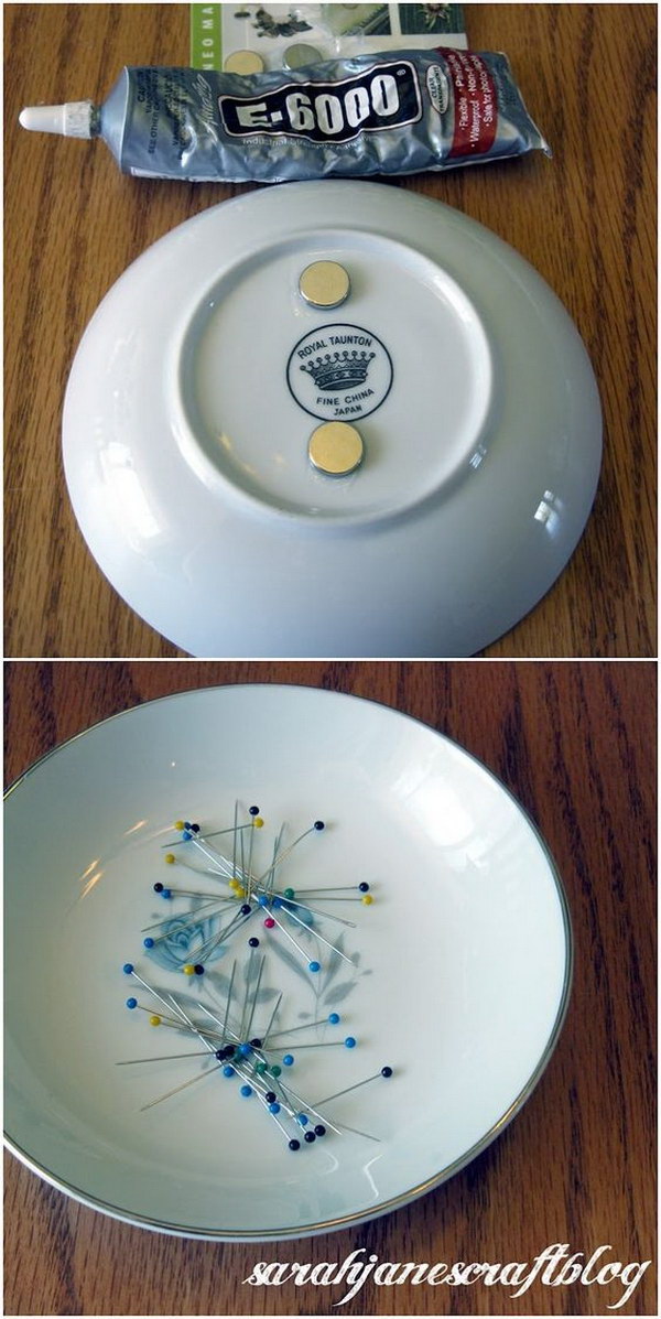 Magnetic Pin Dish. 