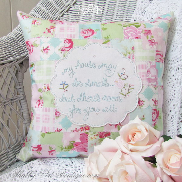 Shabby Faux Patchwork