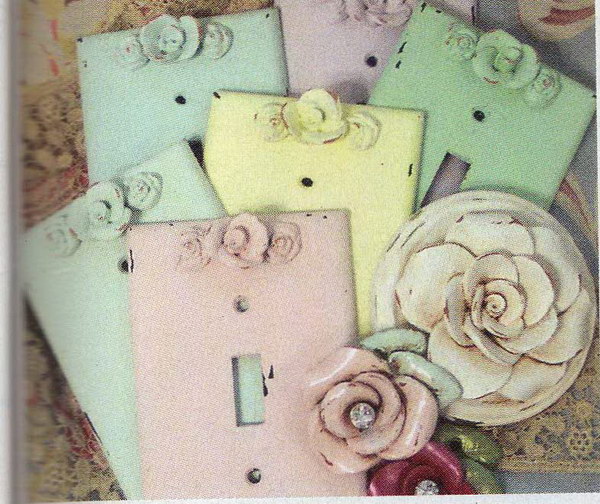DIY Shabby Chic Light Switches