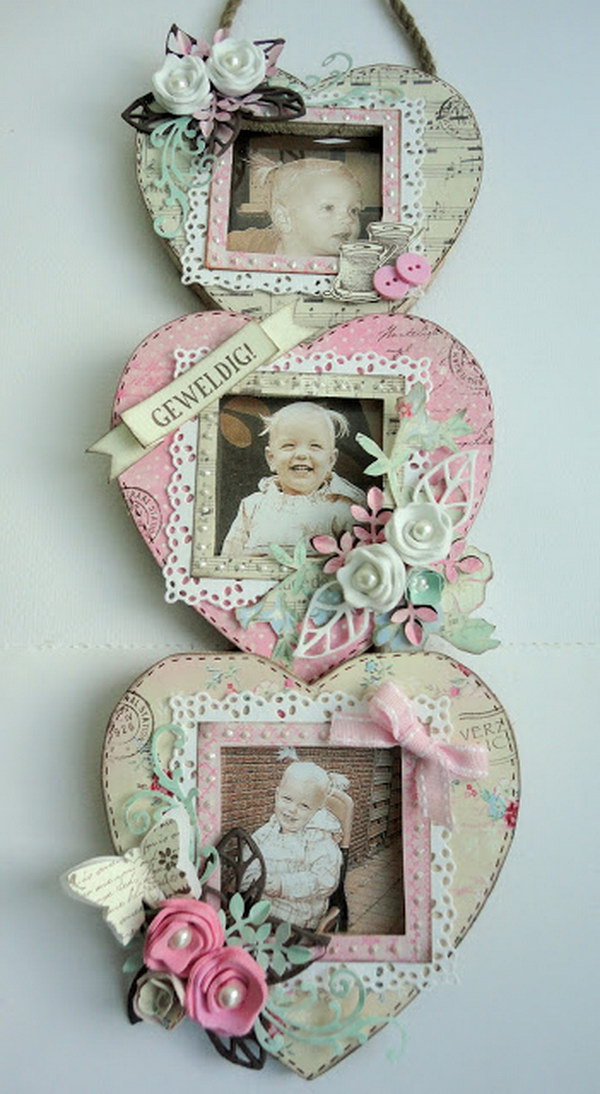 Shabby Chic Photo Display