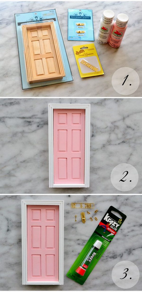 DIY Tooth Fairy Door For Little Girl