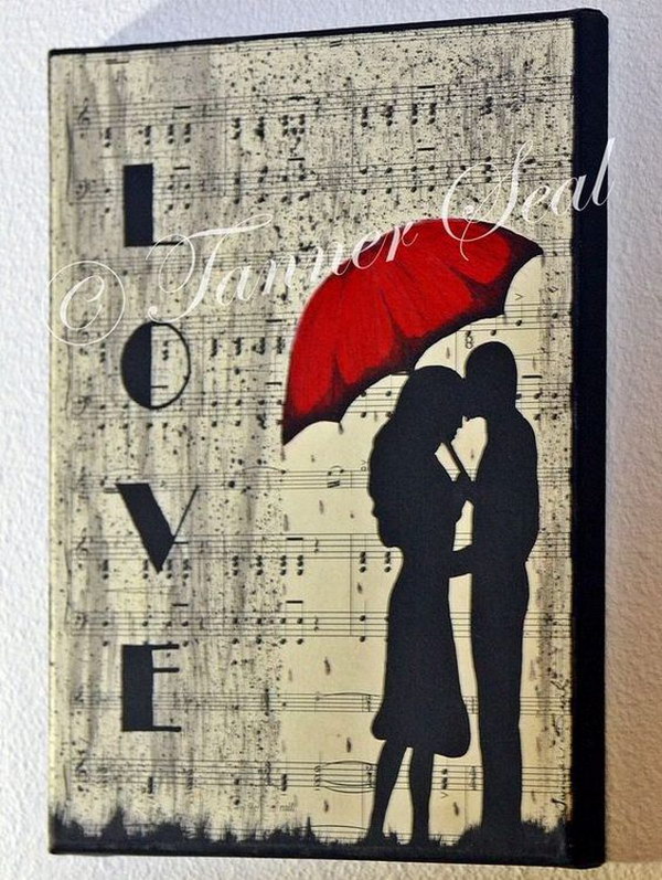 Easy to Make Romantic Sheet Music Decorating Projects- DIY Vintage