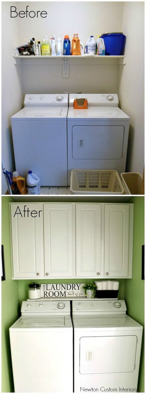 Small Laundry Room Reveal. 