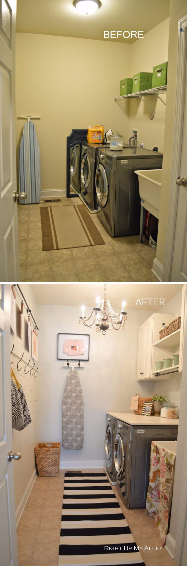 Awesome Before And After Laundry Room Makeovers 2017 Orc Laundry Room Reveal