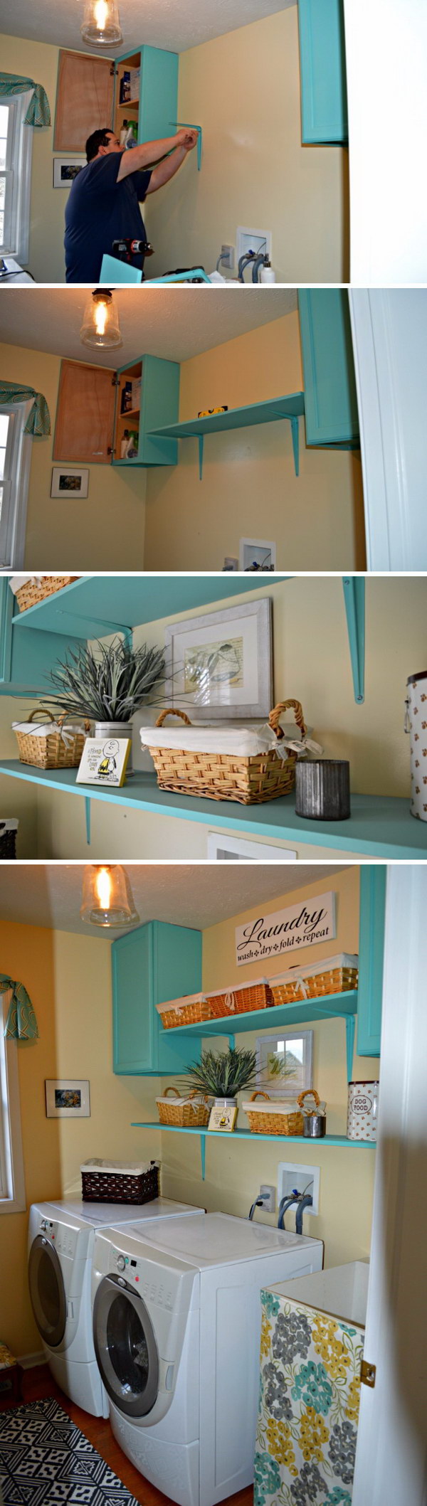 Add More Open Shelving and Cabinets for Storage. 