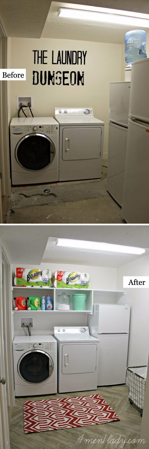 Quick and Budget Friendly Laundry Room Makeover. 