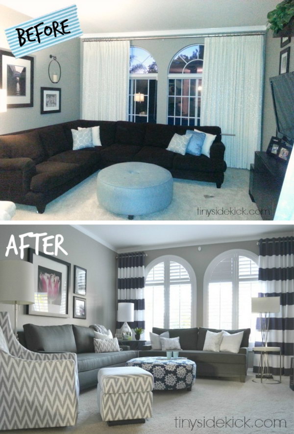 Grand Living Room Makeover.
