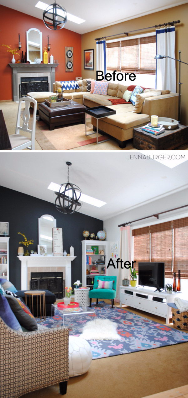 Before and After: Great Living Room Renovation Ideas 2022