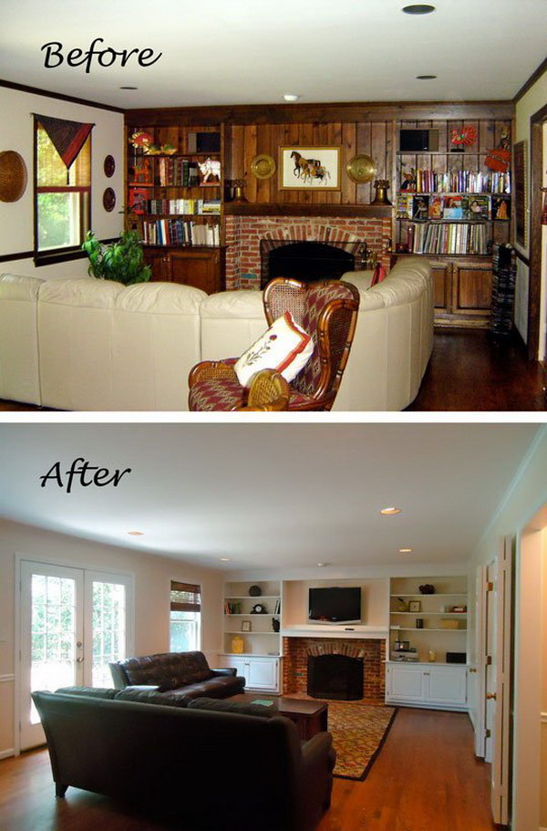 Chic and Serene Living Room Makeover.