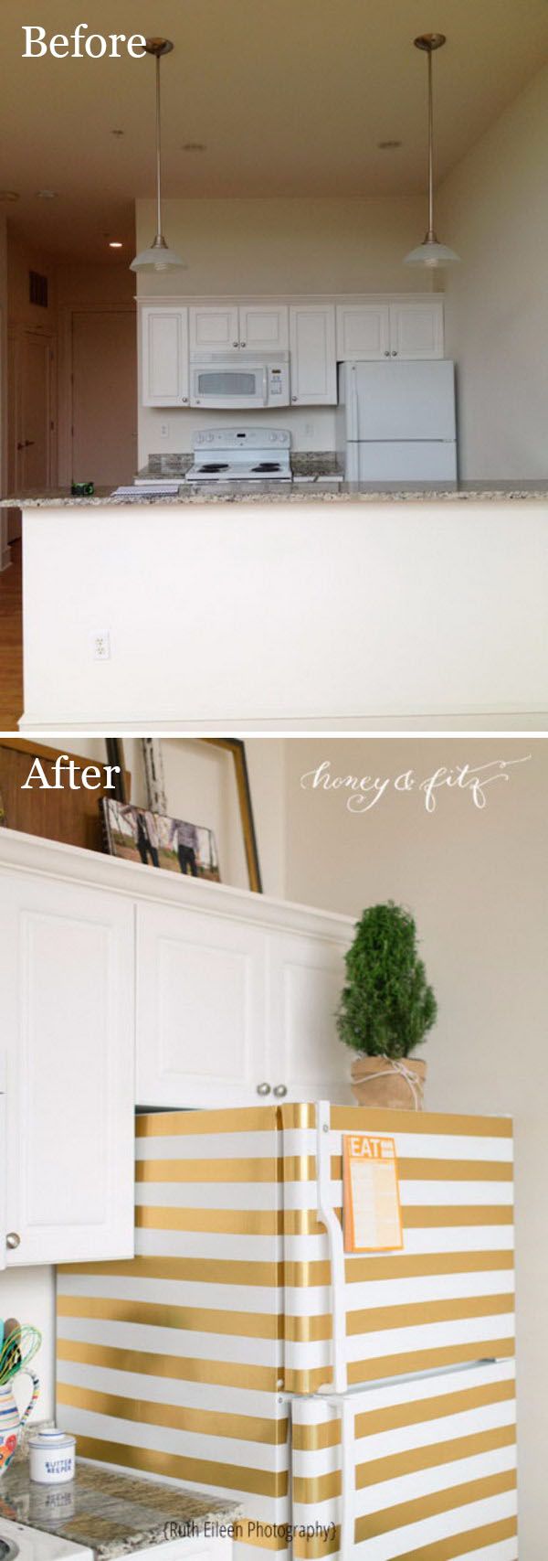 Brighten up the Kitchen with Duct Tape.