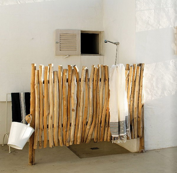 Simple Outdoor Shower.