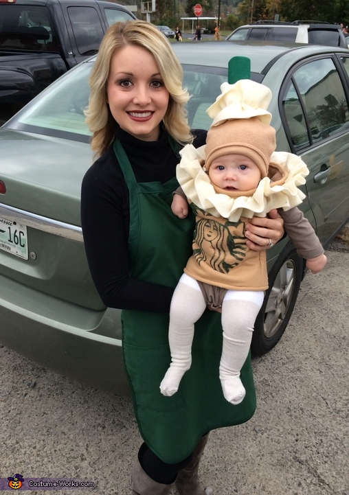 Starbucks Barista and Frappuccino Costume.
