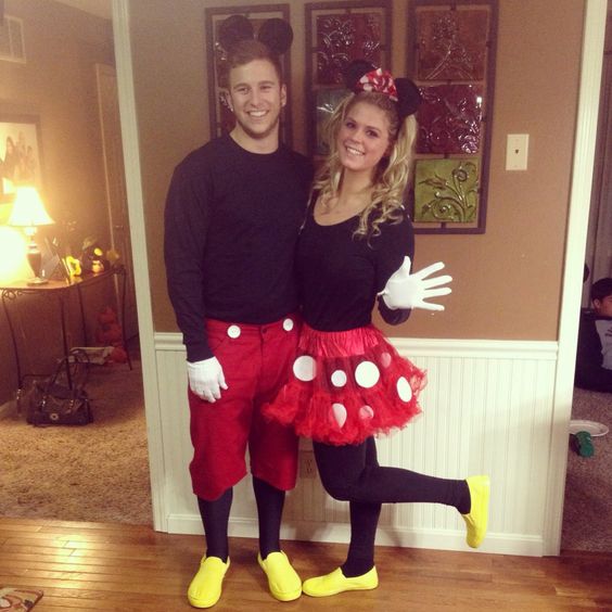 Micky Mouse Couple Costume.