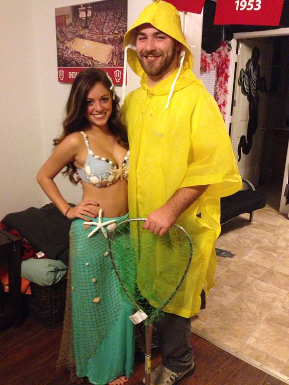 Mermaid and Her Sailor. 