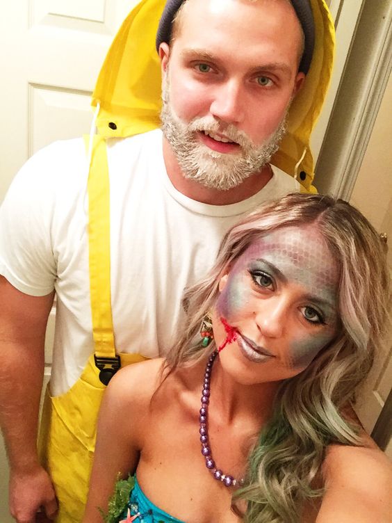 Mermaid and Her Sailor. 