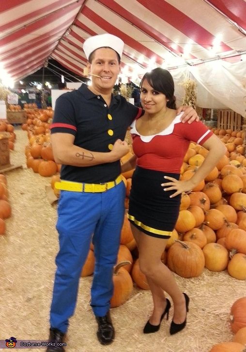 Olive Oil and Popeye Costumes. 
