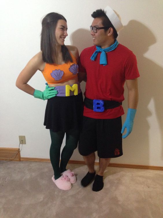 Mermaid Man And Barnacle Boy.