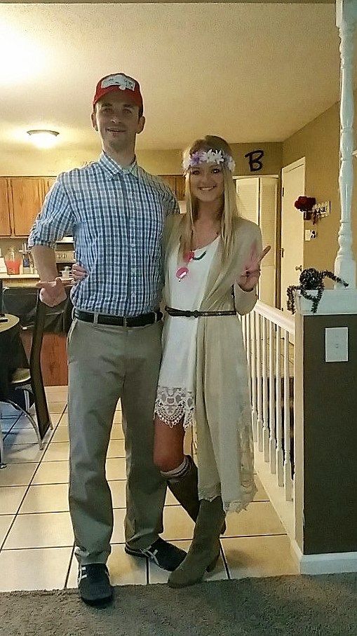 Forrest Gump and Jenny Costumes. 