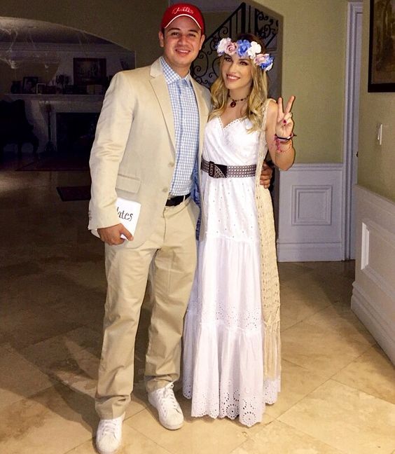 Forrest Gump and Jenny Costumes. 