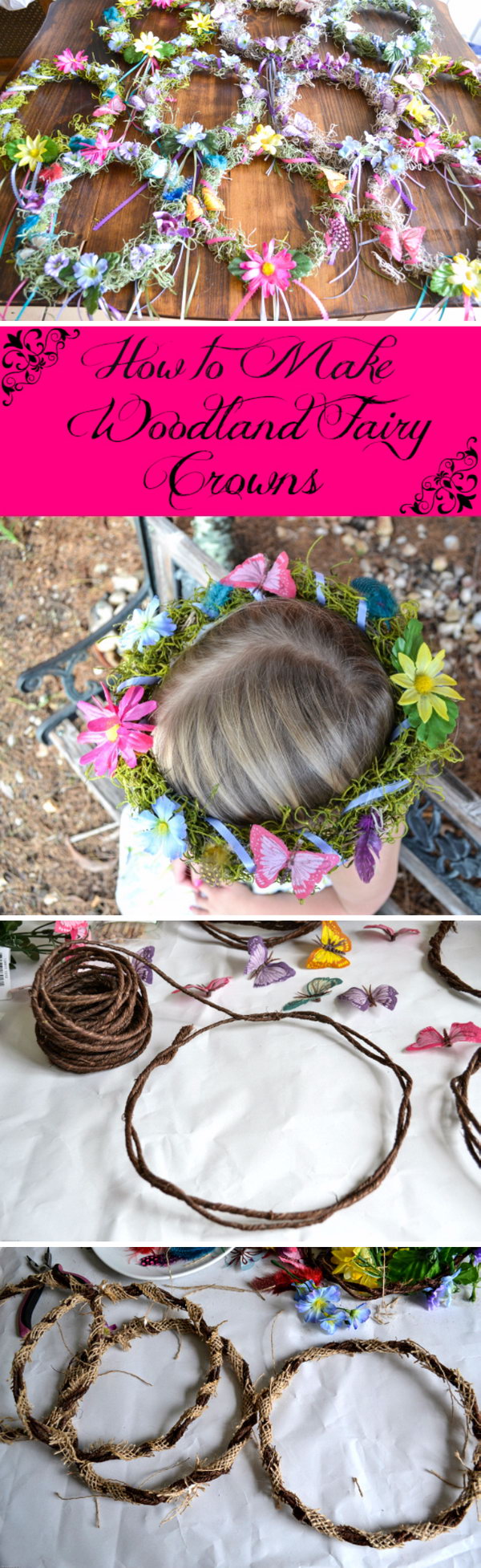 DIY Fairy Crowns.