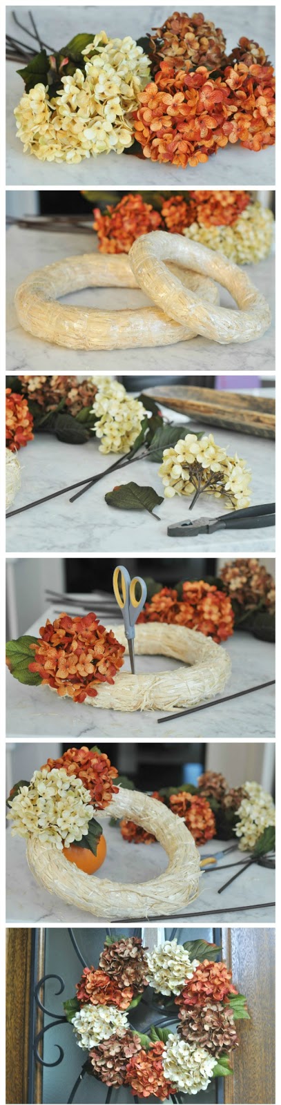 DIY Fall Floral Wreath.