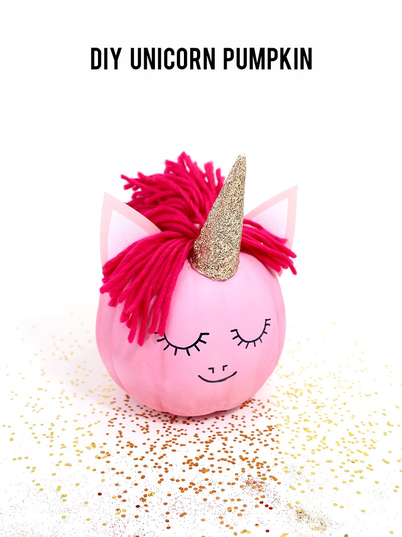 DIY Unicorn Pumpkin. 