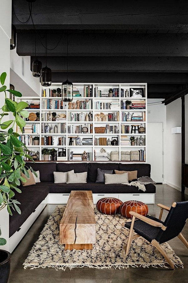 20 Great Ways To Make Use Of The Space Behind Couch For Extra