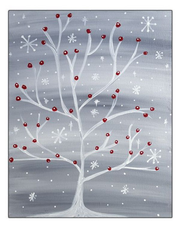 Featured image of post Christmas Painting Ideas Easy Step By Step / Llama lovers, here's a painting for you!
