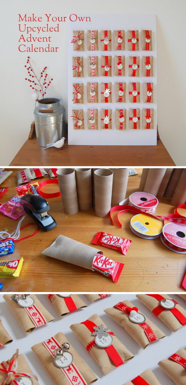 DIY Christmas Countdown Calendar Ideas Tutorials 2022