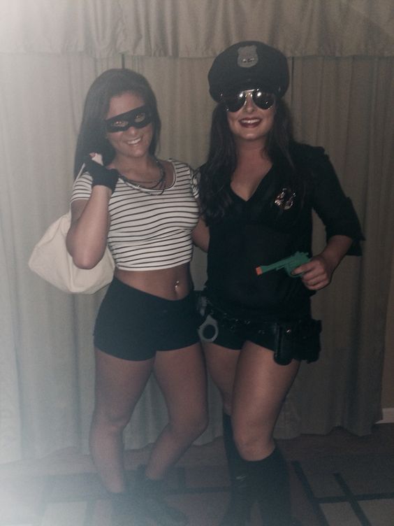 Cops and Robbers Halloween Costume.