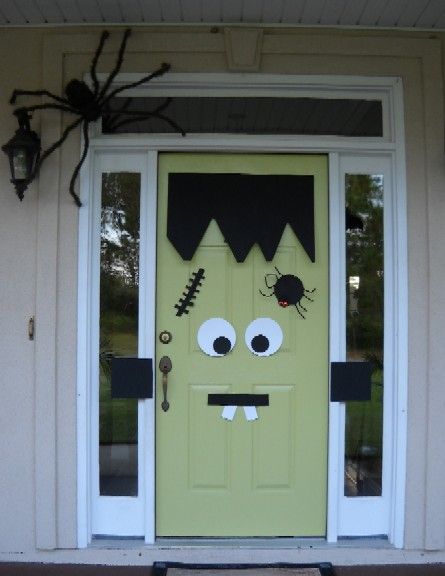 30+ Cute and Fun Halloween Door Decorating Ideas 2017