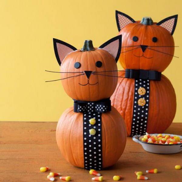 Creative and Stylish No-carve Pumpkin Decoration Ideas 2022