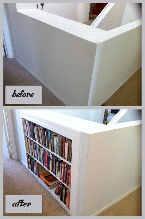 Adding Book Shelves Between The Studs.