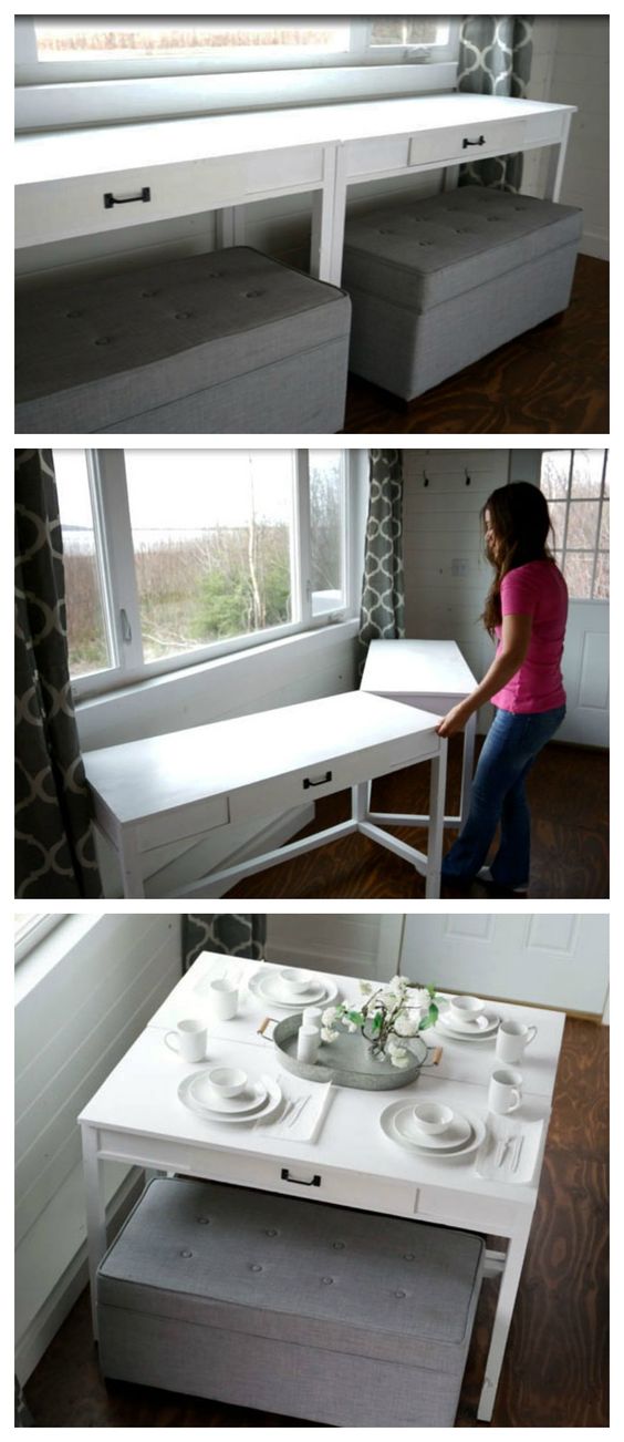 DIY Convertible Desk.