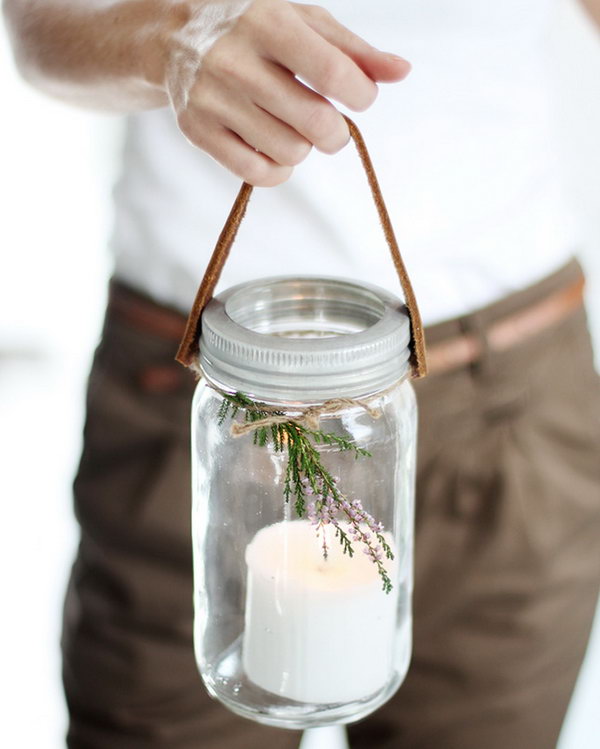 Mason Jar Lanterns. Check out the details