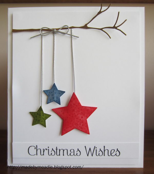 xmas card making ideas