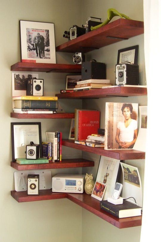 20+ DIY Corner Shelves to Beautify Your Awkward Corner 2017