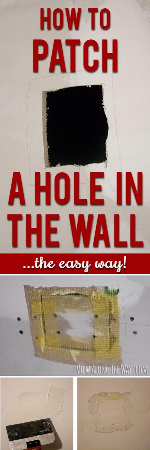 How to Repair Holes in Drywall.