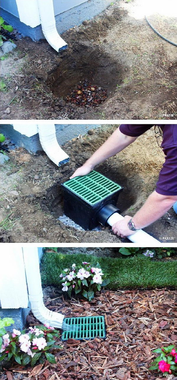 Prevent and Fix the Problem of Downspout Runoff.