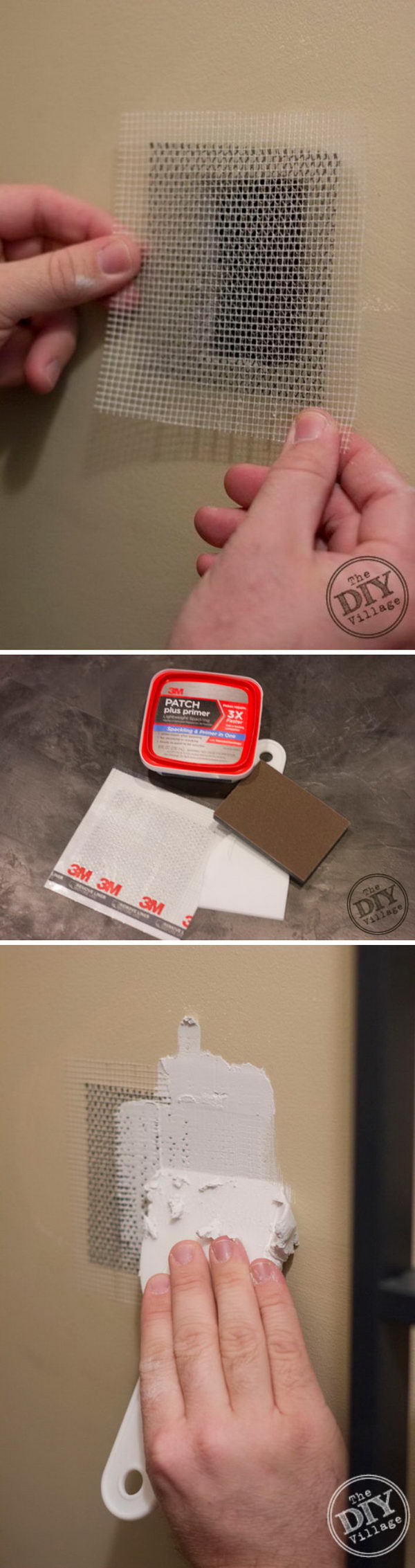 Easy Instructions to Repair Drywall Patch.