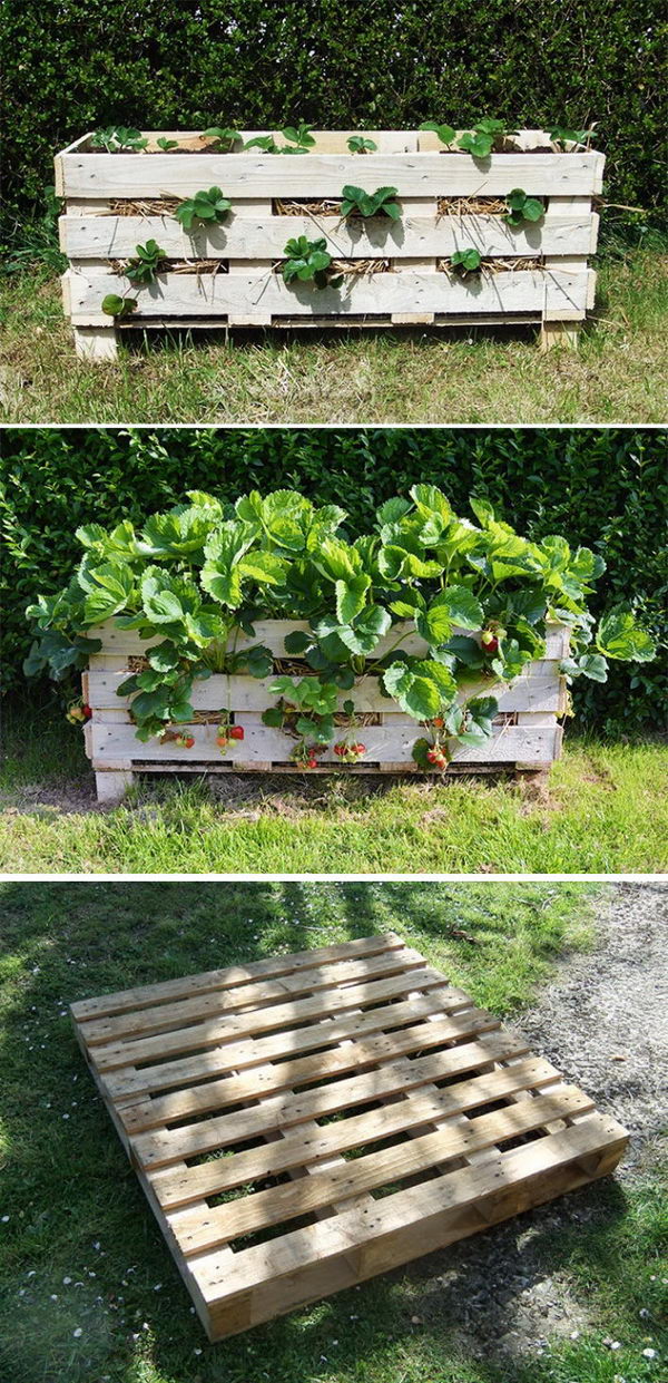 15 DIY Garden Planter Ideas Using Wood Pallets 2017