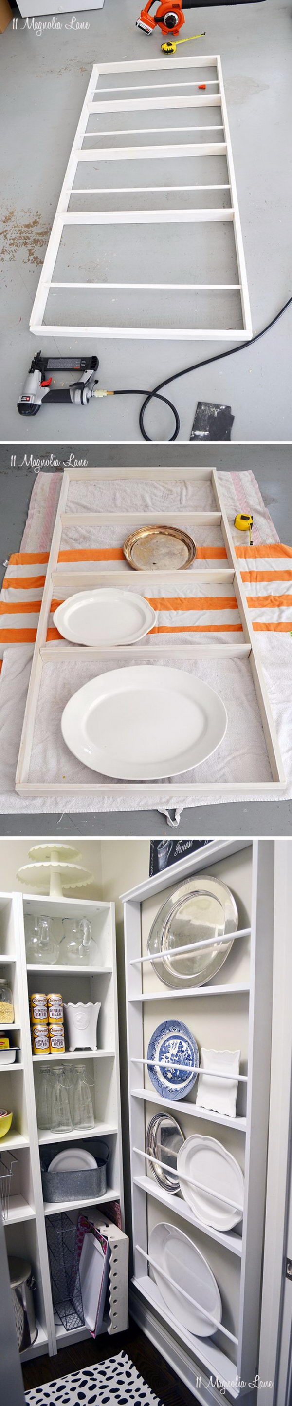 DIY Custom Plate Rack (For $40!).