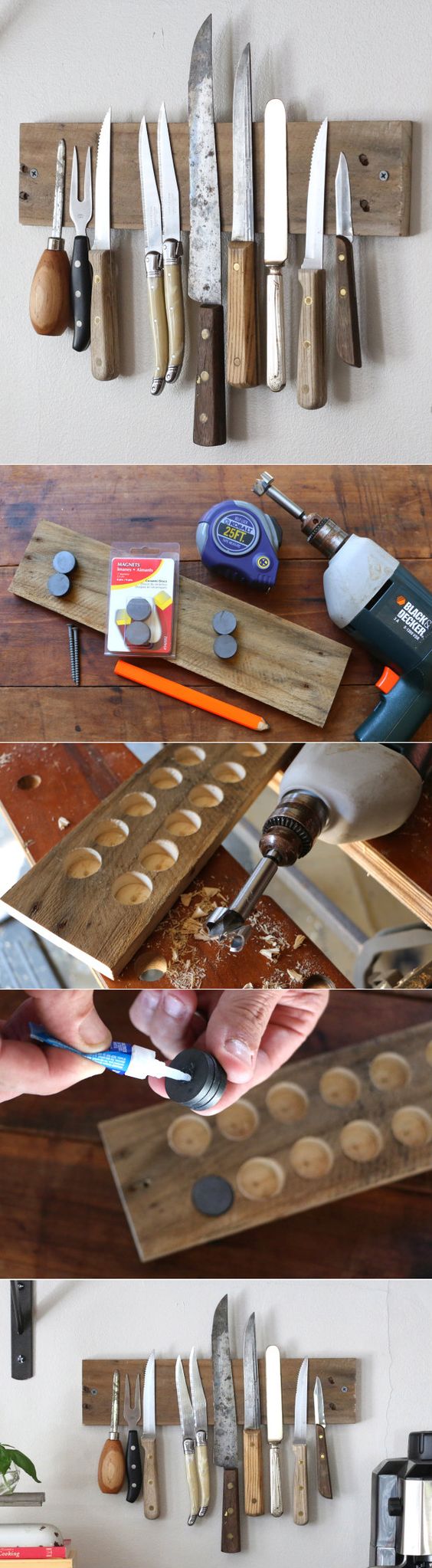 DIY Magnetic Wall Display.