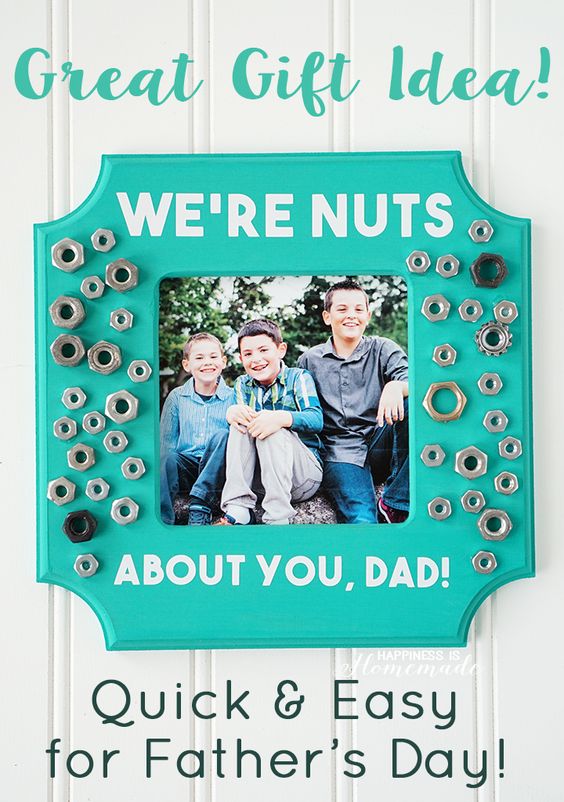 We're Nuts About You Photo Frame.